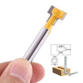 img 2 attached to 🪚 T-Slot Cutter Woodworking Router Handle for Improved SEO