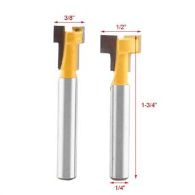 img 3 attached to 🪚 T-Slot Cutter Woodworking Router Handle for Improved SEO