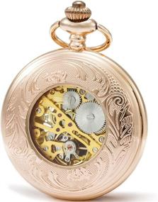 img 1 attached to SEWOR Gentleman Magnifier Skeleton Mechanical Watch with Enhanced SEO