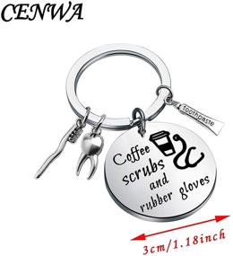 img 3 attached to 🔑 Ключница стоматолога CENWA Graduation - ювелирные изделия для помощников (мальчиков)