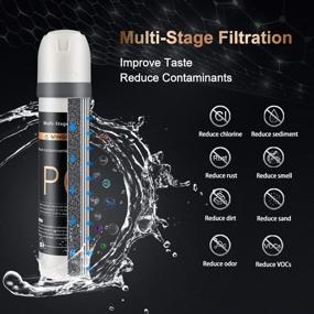 img 2 attached to 🌪️ High Flow Multi Stage Filtration System with Chlorine Sediment for Long-lasting Performance