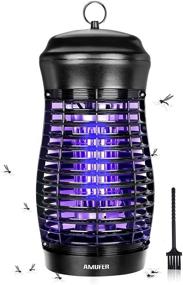img 4 attached to AMUFER Bug Zapper: High Voltage Electric Pest Zapper with 🦟 15W Lamp Bulb - Effective Mosquito Killer for Outdoor and Indoor Use