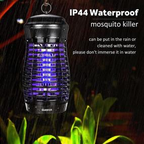 img 2 attached to AMUFER Bug Zapper: High Voltage Electric Pest Zapper with 🦟 15W Lamp Bulb - Effective Mosquito Killer for Outdoor and Indoor Use