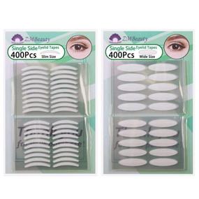 img 4 attached to 👁️ 2 Packs Natural Invisible Single-Sided Eyelid Tapes Stickers, Medical Grade Fiber Eyelid Strips, Instant Eye Lid Lift Without Surgery, Ideal for Hooded, Droopy, Uneven, and Mono-eyelids