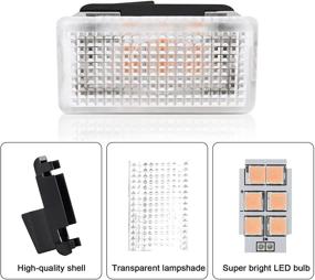 img 3 attached to CHCSHH Tesla Model 3/Y/X/S Ultra-Bright Interior LED Lights Bulbs Kit Accessories