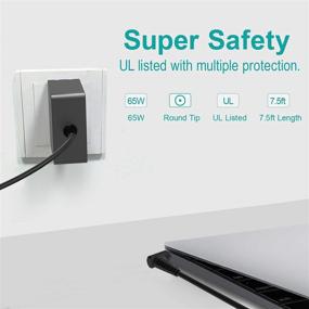 img 1 attached to Powerful 65W 45W AC Charger for Lenovo Ideapad Flex 5 - Reliable Laptop Power Supply Adapter Cord