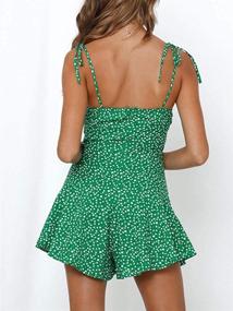 img 3 attached to 👗 Backless Spaghetti Jumpsuit for Women by Jeanewpole1 - Women's Clothing in Jumpsuits, Rompers & Overalls