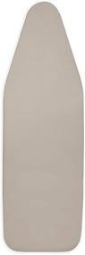 img 2 attached to 🔥 Encasa Homes Replacement Ironing Board Cover - Extra Thick Pad, Plain Colors, Elasticated - Fits Standard Wide Boards (18 x 49 inch) - Heat Reflective, Scorch Resistant, Heavy Duty - Beige