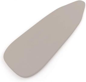 img 3 attached to 🔥 Encasa Homes Replacement Ironing Board Cover - Extra Thick Pad, Plain Colors, Elasticated - Fits Standard Wide Boards (18 x 49 inch) - Heat Reflective, Scorch Resistant, Heavy Duty - Beige