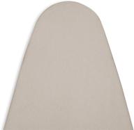 🔥 encasa homes replacement ironing board cover - extra thick pad, plain colors, elasticated - fits standard wide boards (18 x 49 inch) - heat reflective, scorch resistant, heavy duty - beige logo