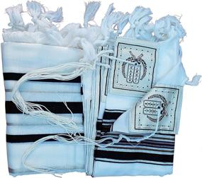 img 2 attached to Silver Kosher Tallit Mishcan Hathelet Women's Accessories