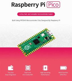 img 1 attached to Мини-плата разработки Raspberry Pi Pico с предварительно припаянным заголовком | Чип RP2040 | Двухъядерный процессор ARM Cortex M0+ | Гибкий таймер | До 133 МГц