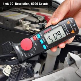 img 1 attached to 🔌 Powerful DC Current Clamp Meter with Auto-Ranging Digital Display and Live Check - 6000 Counts Amp Ohm Hz Measurement V-Alert Voltage Tester included