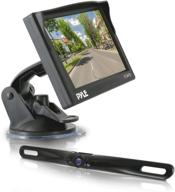 🚗 pyle plcm4700 rearview monitor system with backup car camera - waterproof, night vision, wide angle lens, distance scale line, 4.7" display logo