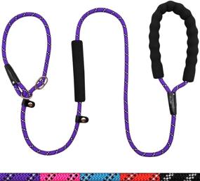 img 4 attached to MayPaw Colorful Adjustable Training Pattern B Purple