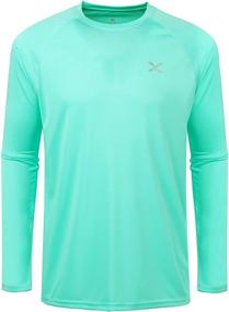 img 1 attached to 👕 Corna Men's Long Sleeve Crew Neck T-Shirt: Moisture Wicking, Performance, UPF 50+ Athletic Shirts