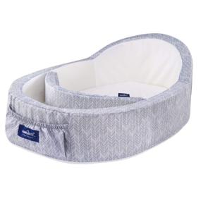 img 1 attached to 👶 Mumbelli - The Exclusive Adjustable and Womb-Like Infant Bed: Patented Herringbone Design. Safety Tested, Portable, and Ideal for Co-Sleeping. Includes Reflux Wedge and Carry Bag