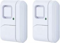 🔒 ge 45115 personal security window/door: wireless chime/alarm, 2-pack for diy protection, easy installation - ideal for home, garage, apartment, dorm, rv and office логотип