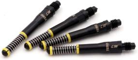 img 1 attached to 🎯 CUESOUL TERO AK7 Dart Shafts - Pack of 4 with Built-in Telescopic Spring for Enhanced Performance in Steel Tip and Soft Tip Darts