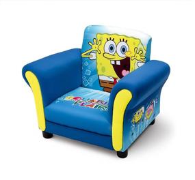 img 1 attached to 🪑 Nickelodeon Spongebob Upholstered Chair by Delta Children