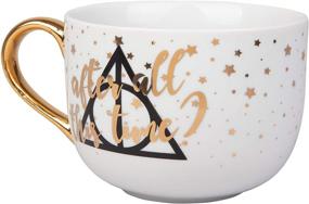 img 1 attached to 🔮 Harry Potter Latte Mug Set - After All This Time, Always - Deathly Hallows & Doe Patronus Designs - Perfect Gift for Harry Potter Fans - 16 oz