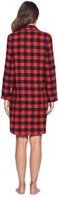 img 1 attached to Ashford Brooks Womens Flannel Nightshirt