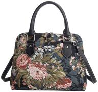🌸 floral signare tapestry handbag: versatile satchel, shoulder, crossbody bag & purse for women logo
