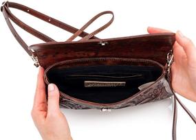 img 1 attached to Mauzari Genuine Leather Crossbody Removable Women's Handbags & Wallets and Crossbody Bags