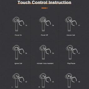 img 1 attached to Беспроводные Bluetooth-наушники Водонепроницаемая автоматическая пара