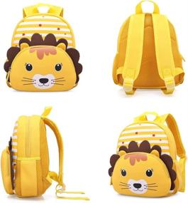 img 3 attached to Waterproof Neoprene Schoolbag Backpacks for Preschool Kids