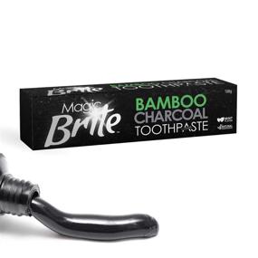 img 3 attached to 🦷 MagicBrite Activated Charcoal Toothpaste with Bamboo, The Mess-Free Solution for Charcoal Teeth Whitening!