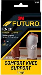 img 4 attached to 🏋️ Gray Large Futuro Comfort Lift Knee Support with Enhanced Support