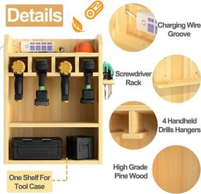 img 2 attached to 🔌 Streamline and Declutter Your Warehouse Operations with our Charging Organizer Cordless Screwdriver