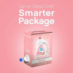 img 3 attached to 👶 Dreft Stage 1: Baby Liquid Laundry Detergent Soap Eco-Box, Natural for Newborn, Infant, Ultra Concentrated HE, 96 Loads - Unscented, Hypoallergenic, Gentle on Sensitive Skin