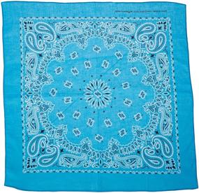 img 1 attached to Carolina Paisley Bandannas 22 Inch Light