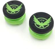 🎮 enhance your gaming experience with 2 x green eagle high extender analog thumbsticks cap for ps4 & xbox controllers логотип