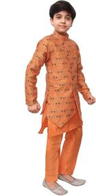 img 1 attached to Ahhaaaa Ethnic Indo Western Sherwani Orange