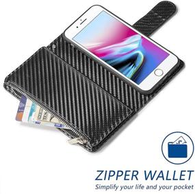 img 1 attached to UEEBAI Wallet Case For IPhone SE 2020 IPhone 7 IPhone 8 Cell Phones & Accessories