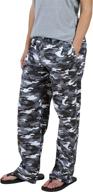 👖 men's boxercraft camouflage print flannel pajama set - perfect sleep & loungewear logo