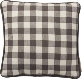 img 2 attached to 🧶 Stylish Primitives by Kathy 39794 Small Buffalo Check Throw Pillow - 10 x 10-Inches - Enhance Your Décor