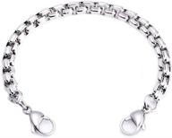 🔗 stainless steel interchangeable bracelets for boys' medical jewelry by linnalove logo
