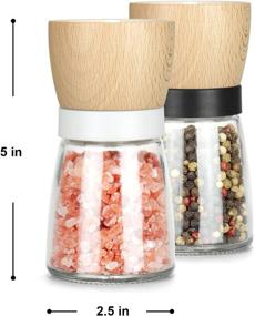 img 3 attached to 🧂 Versatile Adjustable Coarseness Pepper Grinder: Enhance your Seasoning Experience!