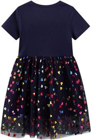 img 3 attached to 🦄 Glitter Sequins Unicorn Birthday Girls' Clothing - LINL