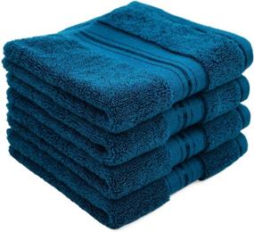 img 4 attached to Cleanbear Premium Washcloths Face Peacock