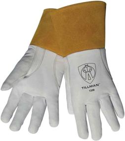 img 1 attached to 🧤 Tillman 1338M Goatskin Tig Glove with Cuff - Medium: Superior Quality for Optimal Protection