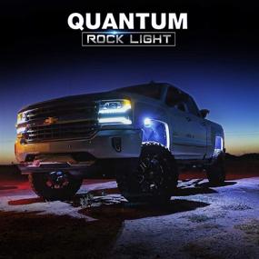 img 2 attached to Discover OPT7 Quantum Pro Rock Light LED: 1600 Lumens RGBW, Bluetooth Control | Multicolor Neon Glow, Waterproof Pods | Ideal for Truck, RZR, ATV, UTV!