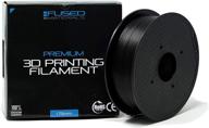 🖨️ fused materials black printer filament: superior quality for sharp monochrome prints logo