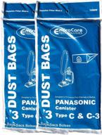 🧹 efficient envirocare replacement vacuum bags for panasonic type c c-3 c3 canisters - pack of 6 логотип