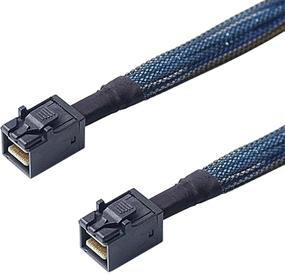 img 2 attached to Internal HD Mini SAS Cable - BNLIHJYZ 1.6FT SFF-8643 to SFF-8643 Cable-0.5M