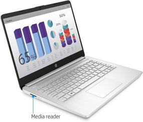 img 1 attached to 💻 Ноутбук HP 2021 Premium, 14" сенсорный экран, процессор AMD Athlon, 8 ГБ ОЗУ, 192 ГБ SSD, длительное время работы от аккумулятора, онлайн-конференции, натуральное серебро, Windows 10 с 1 годом подписки Microsoft 365.